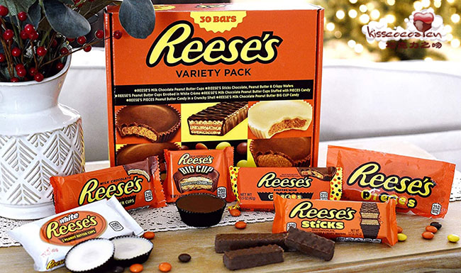 Reese’s 产品系列包括100多种 Reese’s 产品系列包括100多种