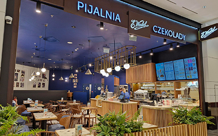Pijalnia Czekolady E.Wedel CH Magnolia, Polska 波兰 弗罗茨瓦夫市
Magnolia 购物中心 E.Wedel 埃·韦德尔巧克力店 Pijalnia Czekolady E.Wedel CH Magnolia, Polska 波兰 弗罗茨瓦夫市
Magnolia 购物中心 E.Wedel 埃·韦德尔巧克力店