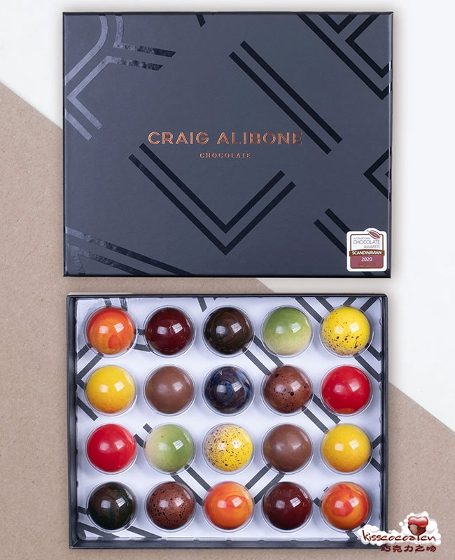 挪威 CRAIG ALIBONE 克雷格·阿利博恩的特色巧克力选集盒11