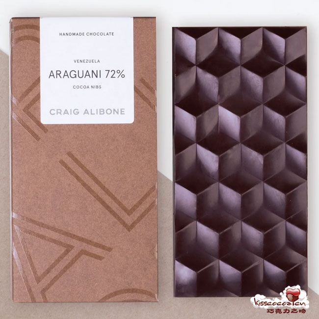 挪威 CRAIG ALIBONE 克雷格·阿利博恩 委内瑞拉 Araguani 阿拉瓜尼可可 可可碎 72% 黑巧克力