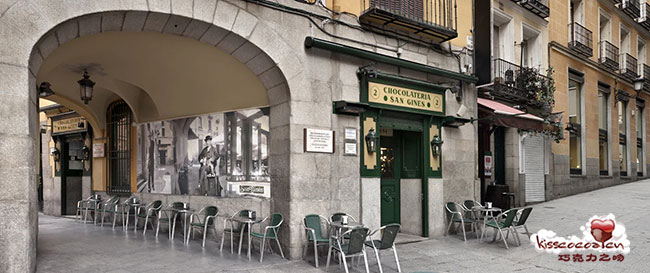 西班牙马德里最古老的巧克力店 Chocolateria SAN GINES Pasadizo de San Ginés 5, 28013 马德里 西班牙马德里最古老的巧克力店 Chocolateria SAN GINES Pasadizo de San Ginés 5, 28013 马德里