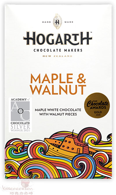 新西兰 HOGARTH 霍加斯
Maple & Walnut
枫木和核桃
34% 可可含量 白巧克力 70克 新西兰 HOGARTH 霍加斯
Maple & Walnut
枫木和核桃
34% 可可含量 白巧克力 70克