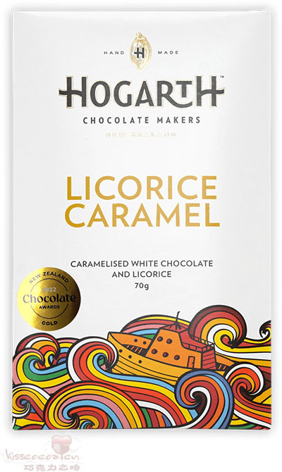 新西兰 HOGARTH 霍加斯
Licorice Caramel
甘草焦糖 白巧克力 70克 新西兰 HOGARTH 霍加斯
Licorice Caramel
甘草焦糖 白巧克力 70克