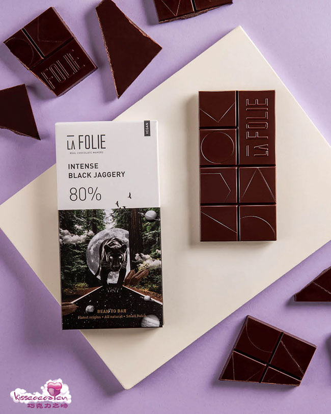 印度 LA FOLIE 拉弗利
LA FOLIE Intense Black Jaggery80% 浓郁黑红糖黑巧克力 印度 LA FOLIE 拉弗利
LA FOLIE Intense Black Jaggery80% 浓郁黑红糖黑巧克力