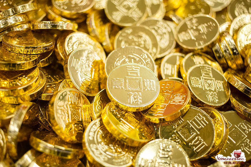 童年的甜蜜财富回忆金币巧克力 Chocolate Coin