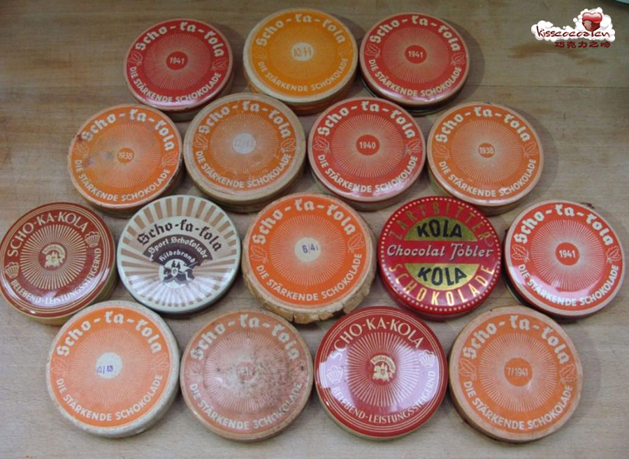 各个厂生产的 SCHO-KA-KOLA 巧克力