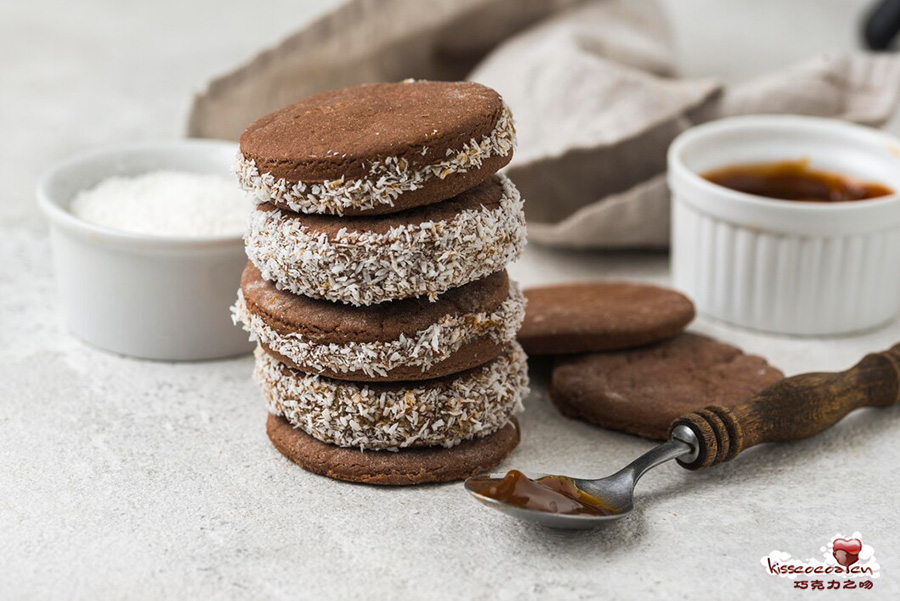 Alfajores de chocolate 巧克力阿法奇朵制作22