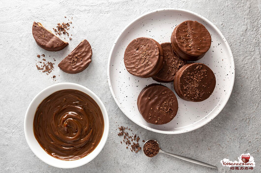 Alfajores de chocolate 巧克力阿法奇朵制作22