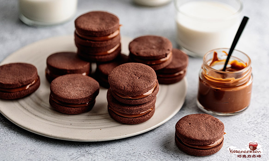 Alfajores de chocolate 巧克力阿法奇朵制作8