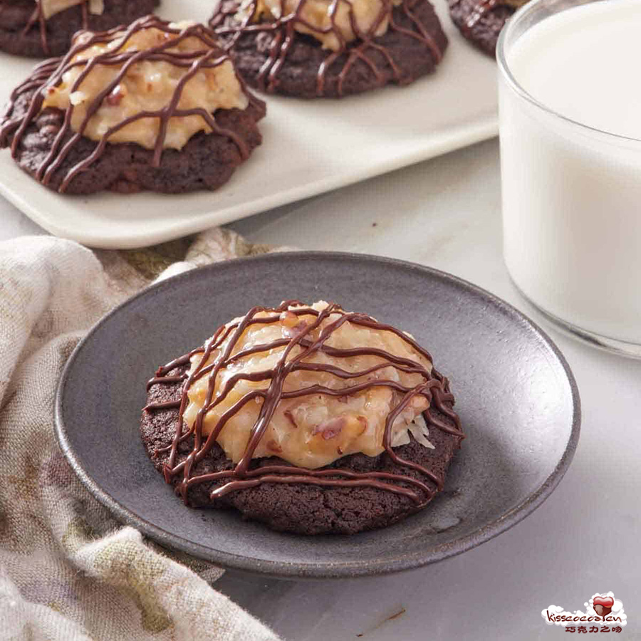 German Chocolate Cookies 德国巧克力曲奇 椰子山核桃饼干3
