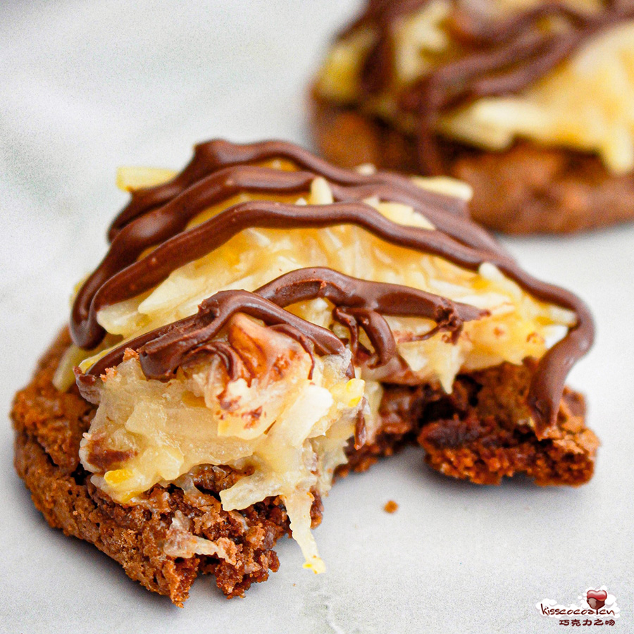 German Chocolate Cookies 德国巧克力曲奇 椰子山核桃饼干9
