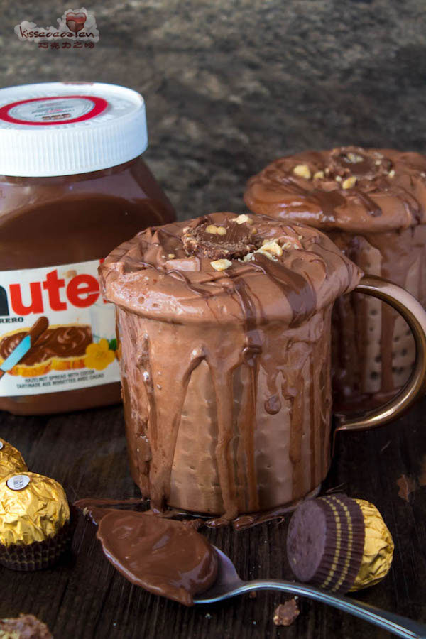 Nutella 能多益巧克力酱热巧克力