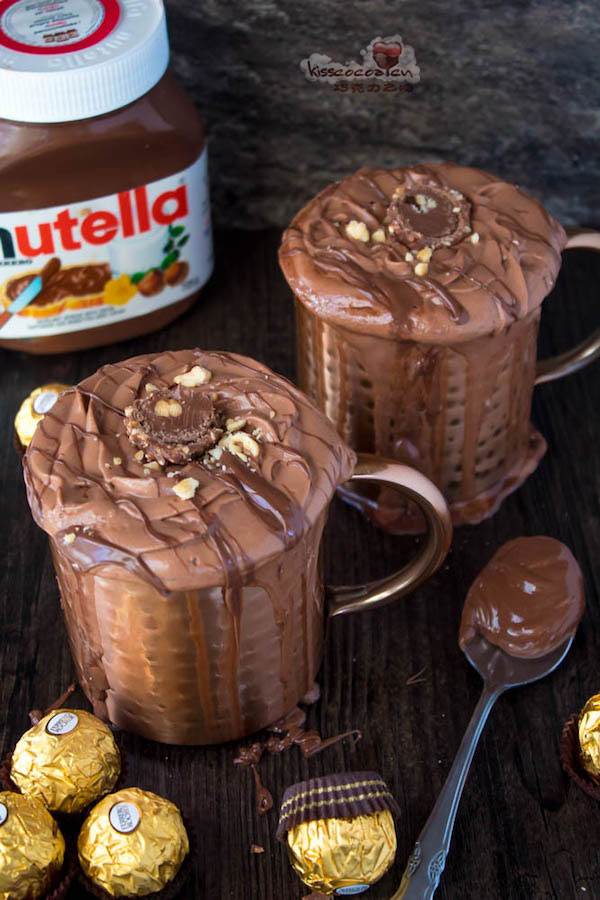 Nutella 能多益巧克力酱热巧克力