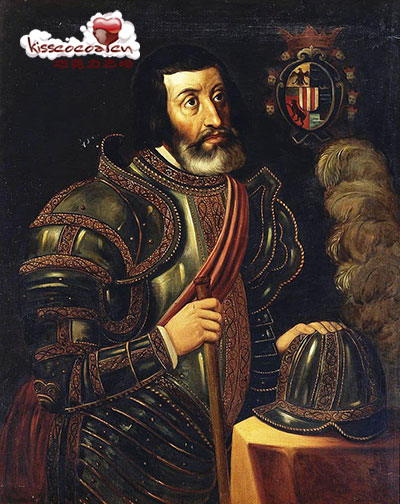 西班牙征服者 Hernán Cortés 埃尔南·科尔特斯